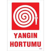 Yangın Hortumu Uyarı Levhası 25x35 KOD:864