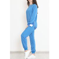 Side Zipper Tracksuit Blue - 12037.5238.