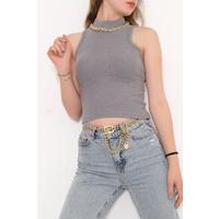 Half Fisherman Camisole Athlete Darkgray - 10412.1567.
