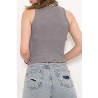 Half Fisherman Camisole Athlete Darkgray - 10412.1567.
