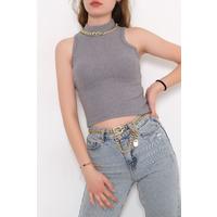Half Fisherman Camisole Athlete Darkgray - 10412.1567.