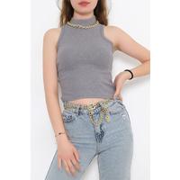 Half Fisherman Camisole Athlete Darkgray - 10412.1567.