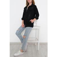 Ripped Boyfriend Denim Jacket Dark Smoke - 0833.925.