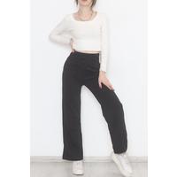 High Waist Sweatpants Black - 472120.1778.