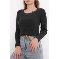 Yuvarlak Yaka Body Antrasit - 7657.1319.