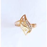 Global Gold Сақина nlt13kl190 19 1.8 г алтын, цирконий