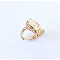Global Gold Сақина nlt13kl190 19 1.8 г алтын, цирконий