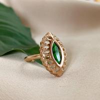 Ring Global Gold  NSRK03KL-ZL175 17.5 1.2 g gold, cubic zirconia